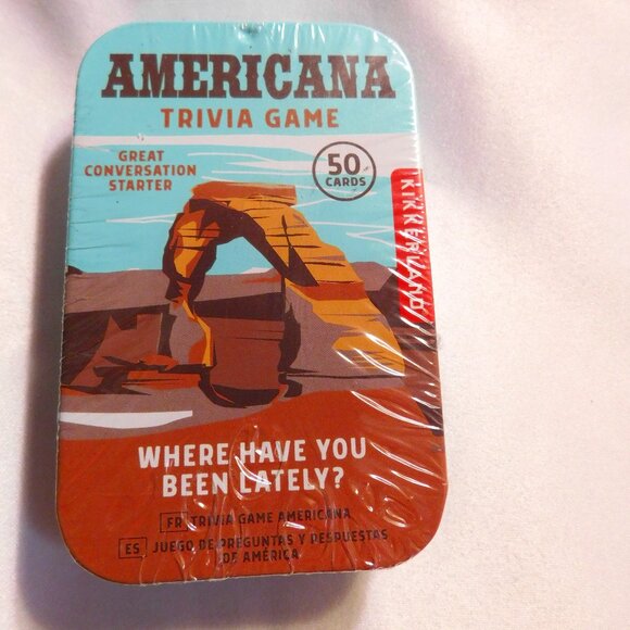 Kikkerland Americana Trivia Game - Picture 1 of 2